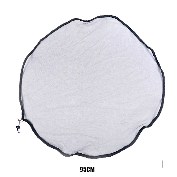 (97 Cm Diameter Black) Regnvannsbeholdernett, Regnvannstønne Nett Regnstang