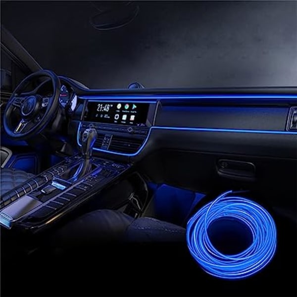 Car Interior Lights, 5m Car LED Light Strip-blue