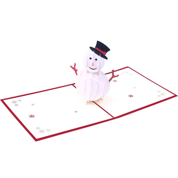5 stk julekort med kreativt 3D-design