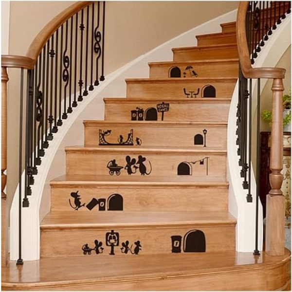 Stair Sticker Staircase Wall Stickers DIY Tile Decal Waterproof