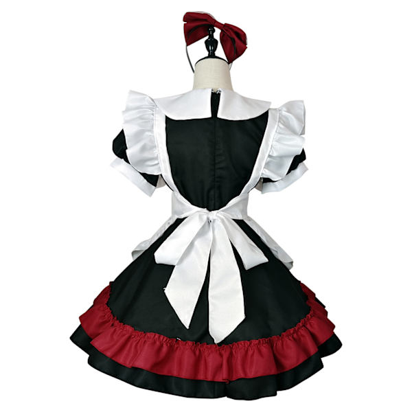 Halloween Vampyyri Pieni Paholainen Neito Lolita Gootti Yhtenäinen Musta