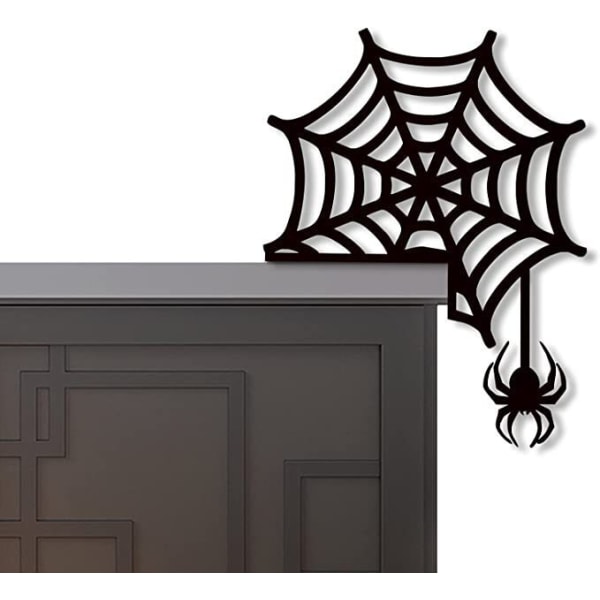 2 stk. Halloween Scene Dekoration Træ Håndværk Dør Hængende