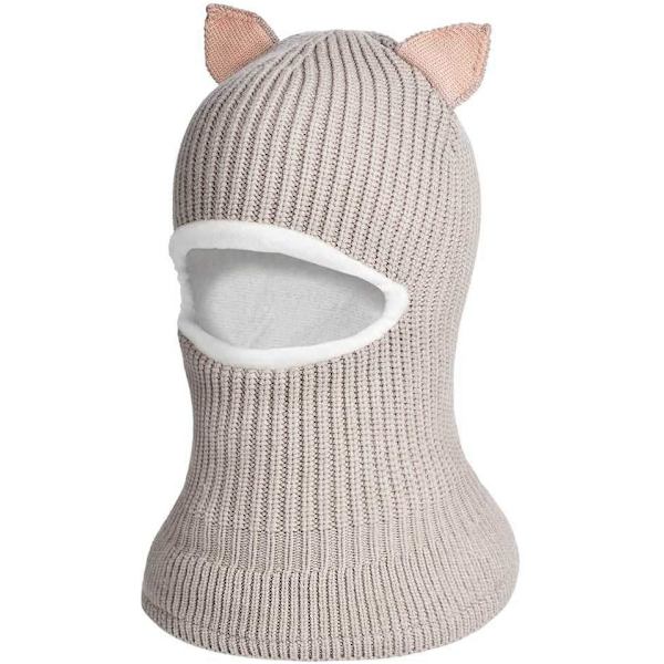 Baby Flickor Pojkar Vinter Varma Halsduk Sjal Mössa Stickad Söt Ansiktsmask