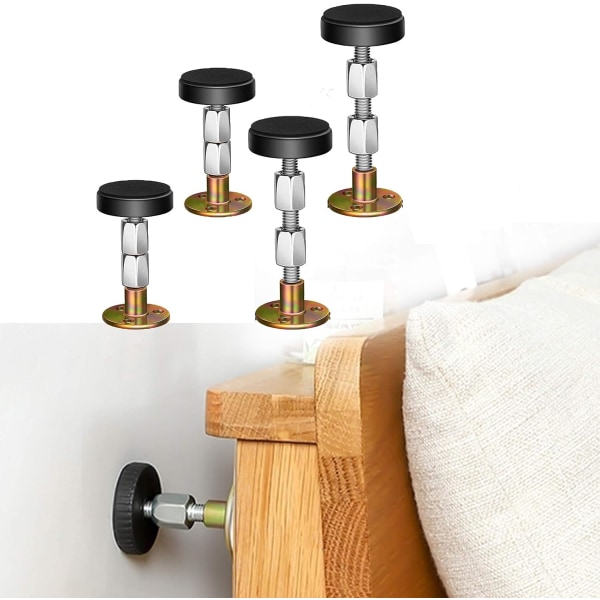 Justerbar sängram Anti-vibration verktyg, huvudgavel stopp, säng