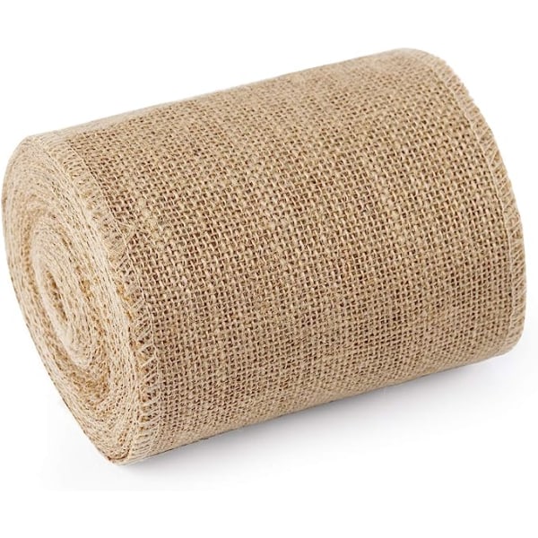 15 cm bred hessian - rustik bånd rulle til DIY