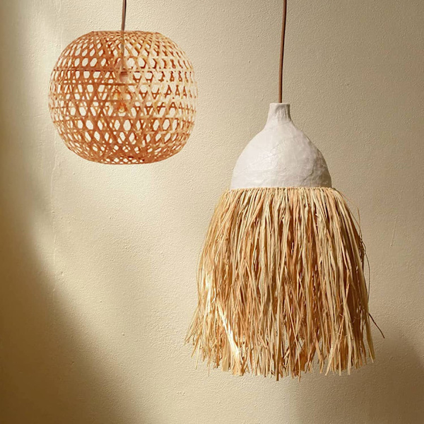 Raffia papper hantverk band förpackningspapper snöre