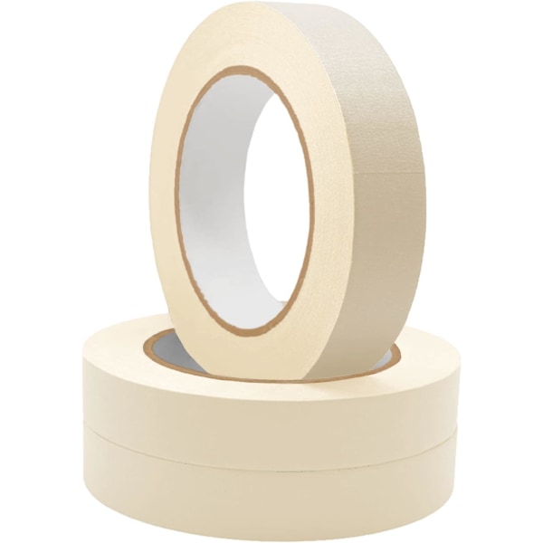 10 pieces of white masking tape yellow spray paint masking tape