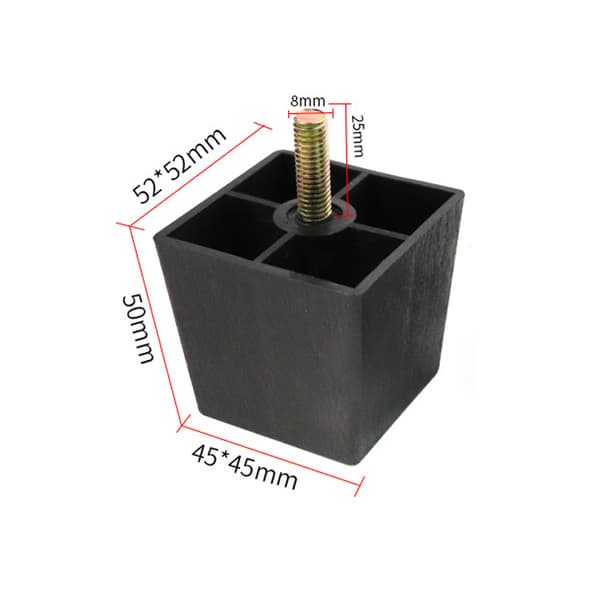 Sett med 8 5CM firkantede sofaben