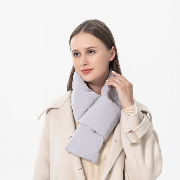 Japansk ren bomullsscarf och dunmodehalsduk (ljusrosa)