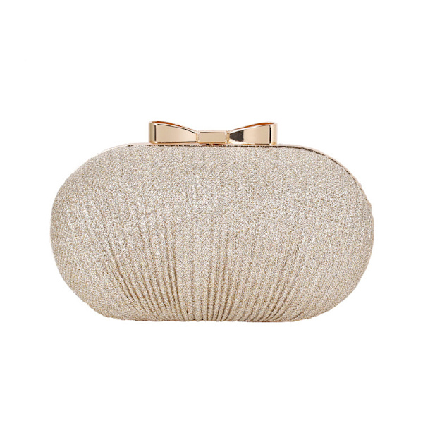 Kvinners krystall diamant festclutch kveldsveske Champagne