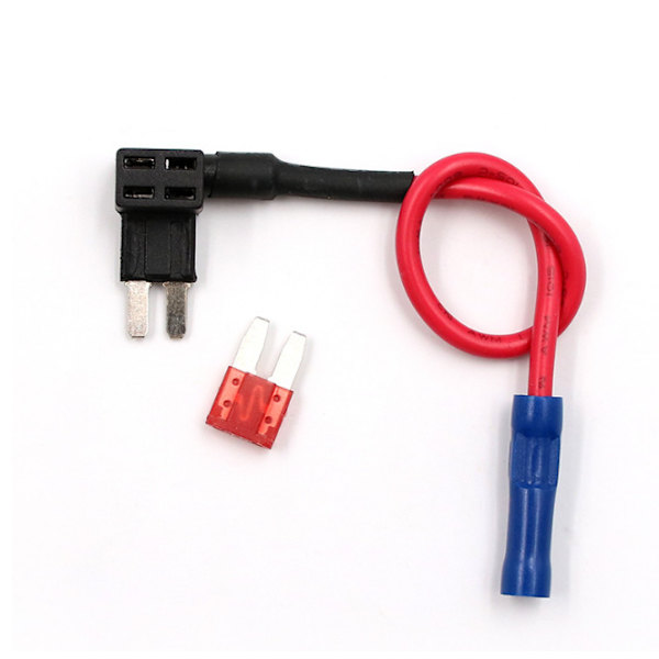 4 stk. Små Add-A-Circuit Bilsikring Holder, 12V 24V Adapter Blade
