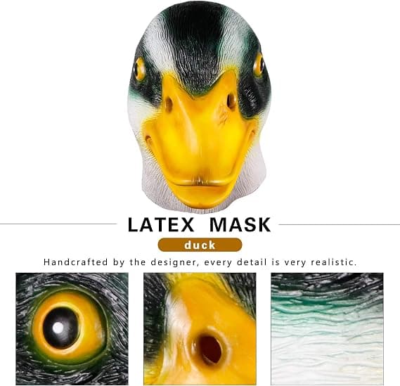 Deluxe Halloween-maske Andehode Color2
