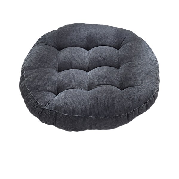 Paksun samettikangas pyöreä tatami-tyyny （45*45cm） elegant gray
