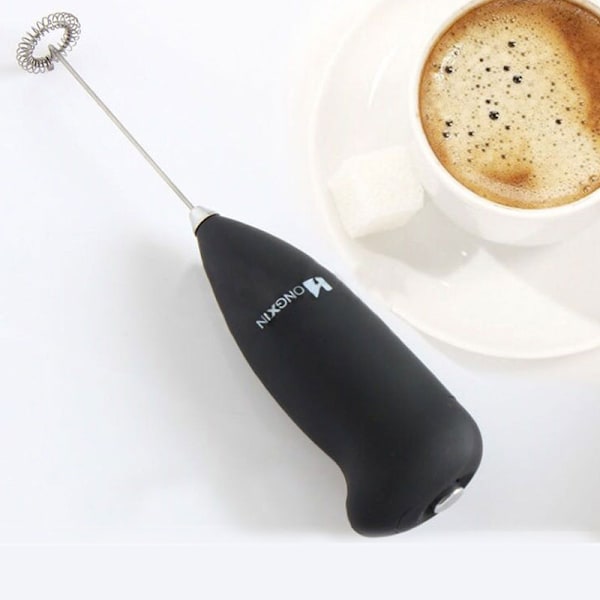 Mini håndholdt melkeskummerprodusent skumprodusent Latte Maker El