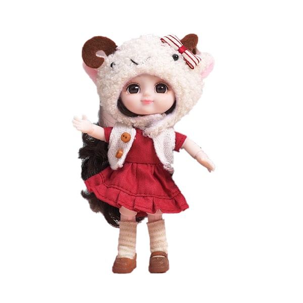 12 stjernetegnspalme 15cm simulation lommedukke dukke, 12 farver Sheep