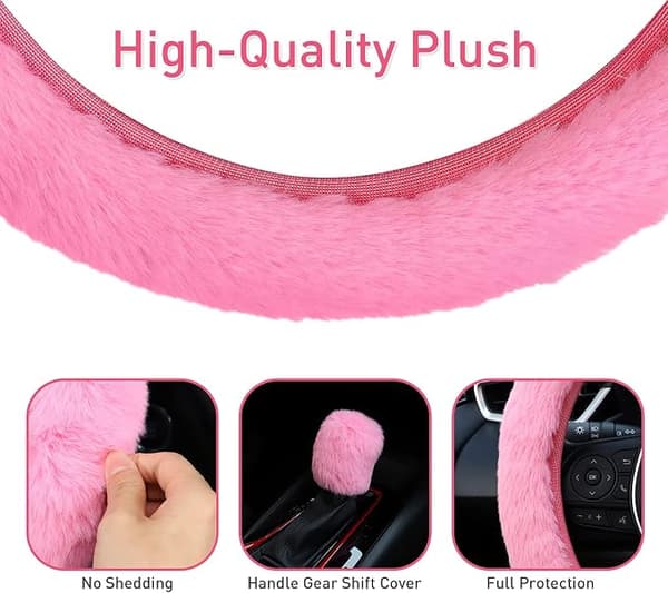 2-pack set, plysch rattmuff med mjuk