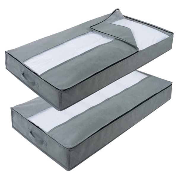 2-pakning oppbevaringspose under sengen (100*50*15cm)