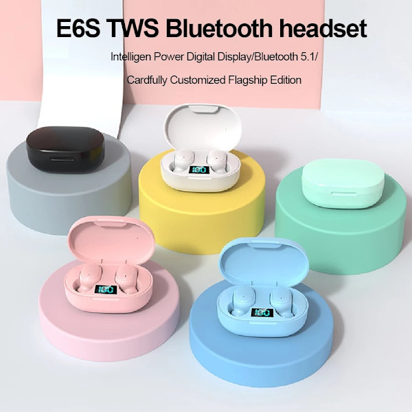 Hot Sale E6S TWS Bluetooth 5.0 Stereo Headset True Wireless Earbuds