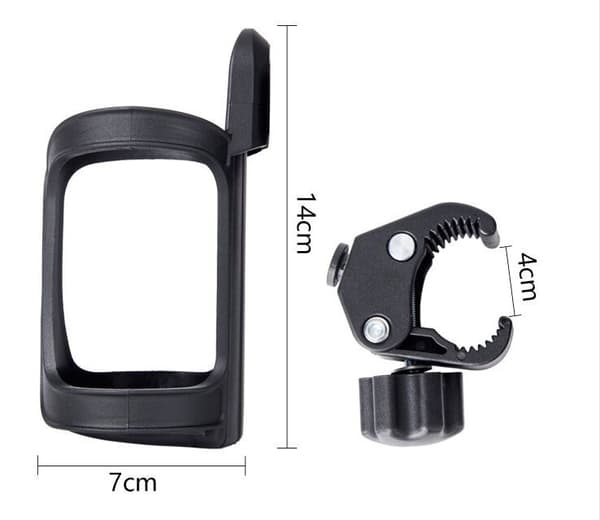 Cykelkopholder, Sort Cykelflaskeholder, 360 Graders Rotation