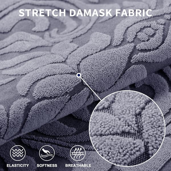 Sofaovertrekk Sofaovertrekk 2-delt Jacquard Damask Slipcovers for 2 C