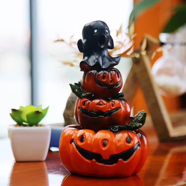 Ny kreativ pumpa backflow rökelsebrännare Halloween vattenfall