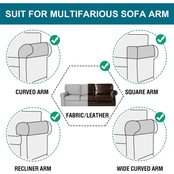 Stretch-sofföverdrag för stolar och soffor Sofföverdrag för soffa Spa