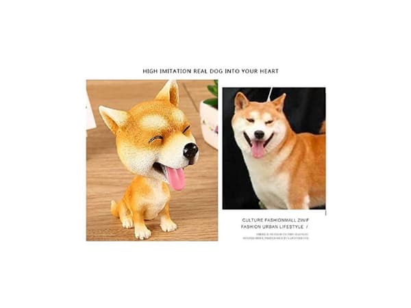 Bobblehead Akita Hund til Bil Dashbord Mini Bobble Head Leke Figur