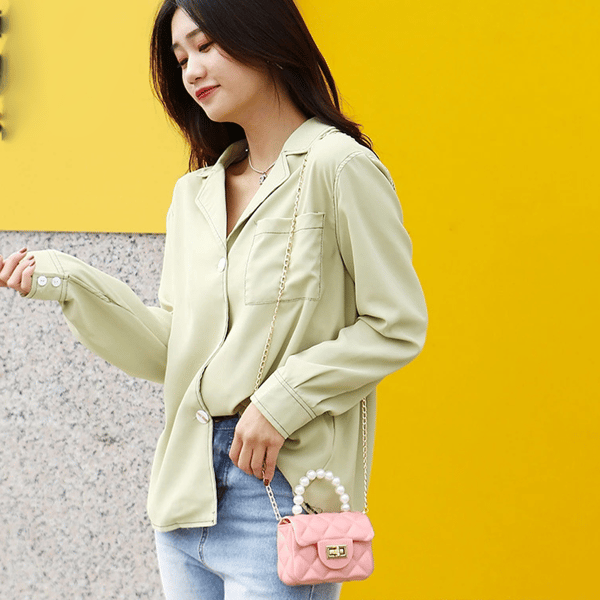 Mini pung til småpiger Crossbody søde prinsesse håndtasker Sh