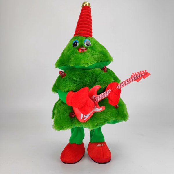 Plysj Elektrisk Juletre, Juletre, Sang og Danci