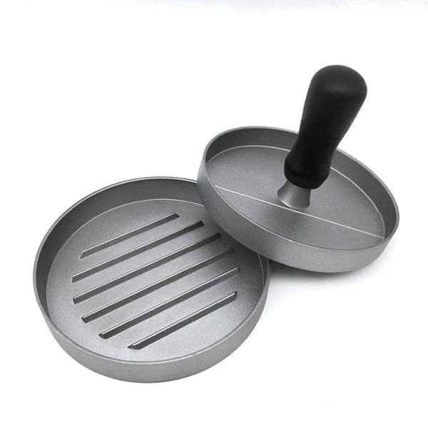 Manuell hamburgerpress med non-stick-beläggning