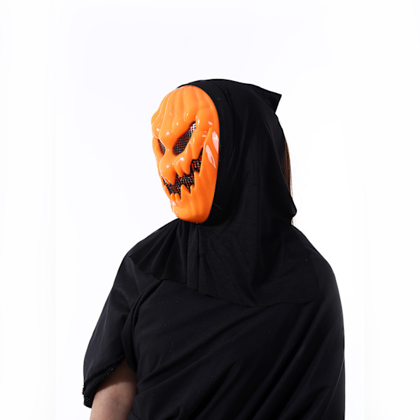 1 Pack Party Pumpa Skräck Mask Plast 3D Spökfestival Simul