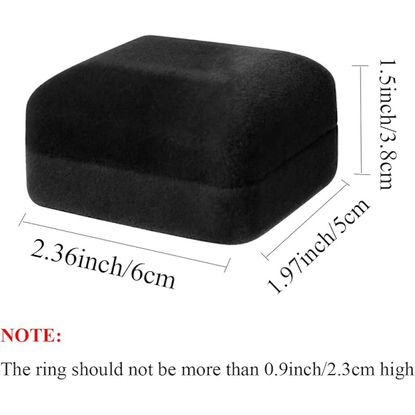 Ring Box, Smyckeskrin med LED-lampor, Används för förslag, E