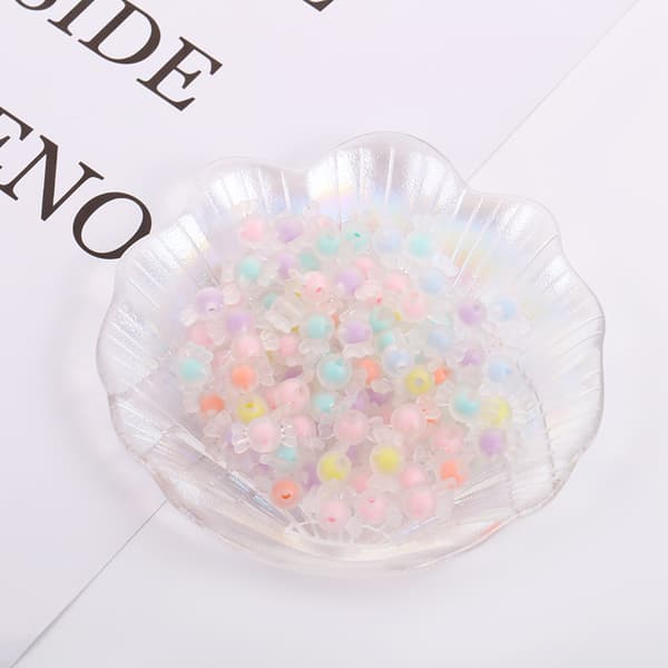 150 Farverige Candy Perler DIY Håndlavede Hår Tilbehør Perler BH