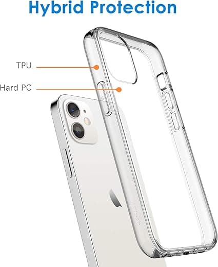 Etui til iPhone 12 Mini 5,4 tommer, ridsefast cover