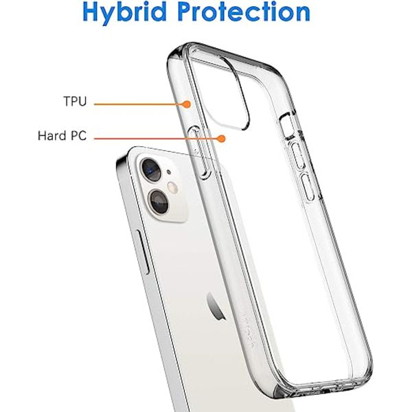 Kotelo iPhone 12 Mini 5.4 tuumaa, naarmuuntumaton suojakotelo
