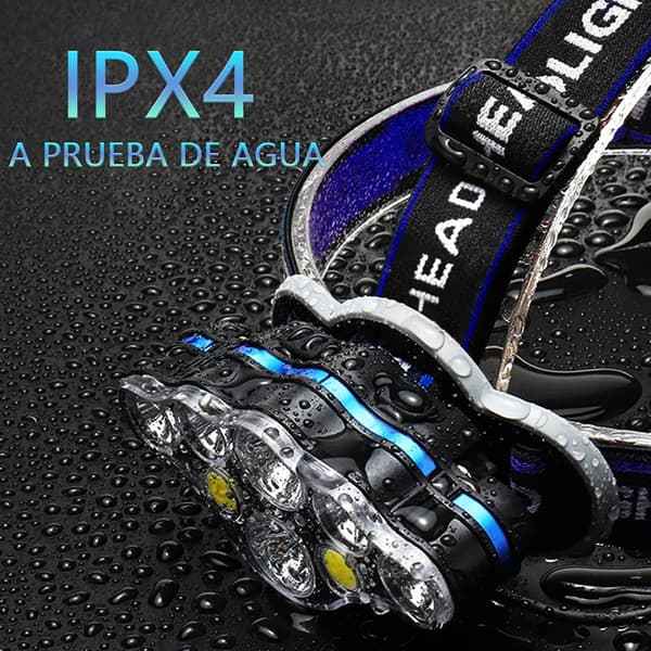 8LED High Light Remote Headlight USB Charging Outdoor Night Fish