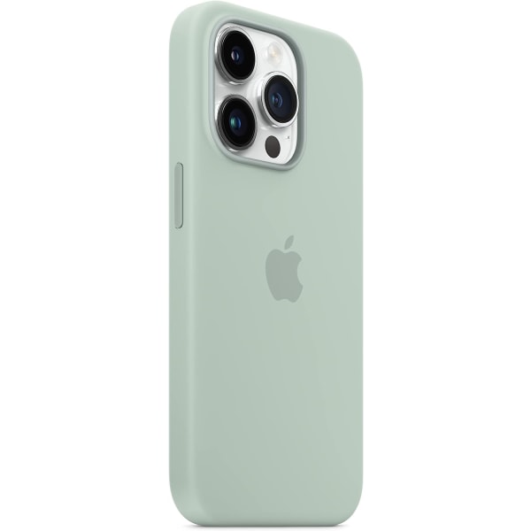 iPhone 14 Pro silikonecover med MagSafe - Cactus Blue