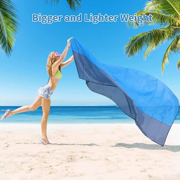 Vanntett strandteppe, 210 x 200 cm Oversized Vanntett Ingen Sa