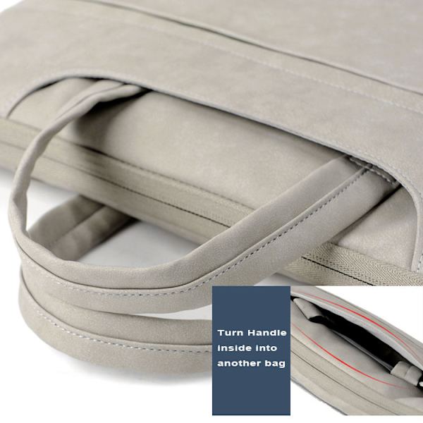 Ultra-slank laptop-etui, op til 15,6 tommer - mørkegrå 14 inch