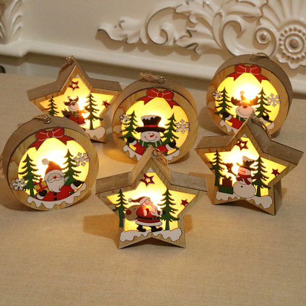 1 st julgranshänge med LED-lampor batteridrift