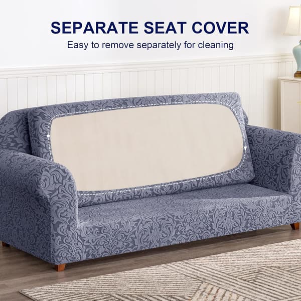 Sofaovertrekk Sofaovertrekk 2-delt Jacquard Damask Slipcovers for 2 C