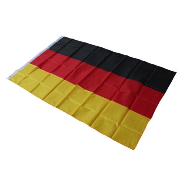 2PCS - Tysklands flagga med 2 metallöglor, väderbeständig - tysk