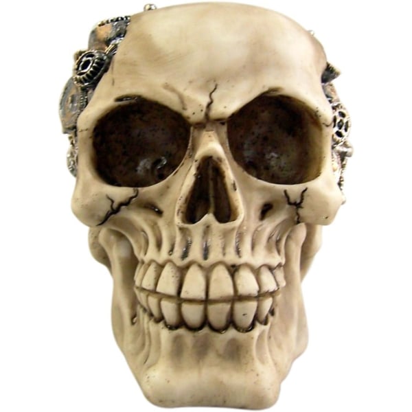 Resin Skull Gear Skull Resin Crafts - Steampunk Robot Salient Ge