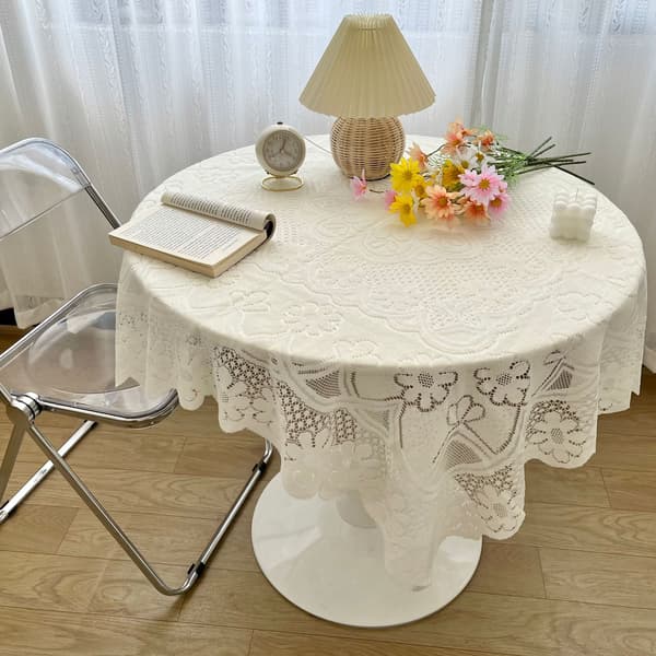 Spetsduk - Rund 90x90 Spetsduk Bohème Elegant F