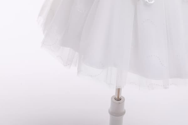 Flickor Spets Brudtärneklänning Blomster Barn Bröllopsbalklänning Småbarn Prinsess Tävlingsaftonklänningar White 170CM/13-14years