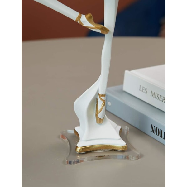 Danser Statue Dekor Figurine Kvinde Skulptur Resin Yoga Kunst Gif