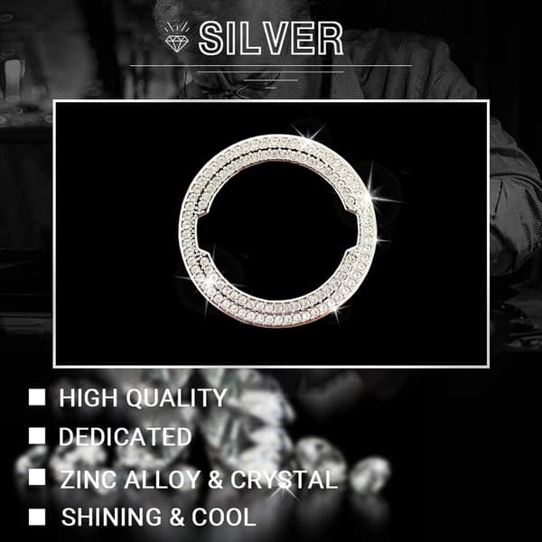 Bling-rattskylslogokapslar kompatibla med Nissan, DIY Diamo