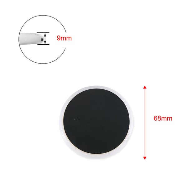 2 st färgglada koppunderlägg Billaccessoarer LED-ljusöverdrag Interiör D