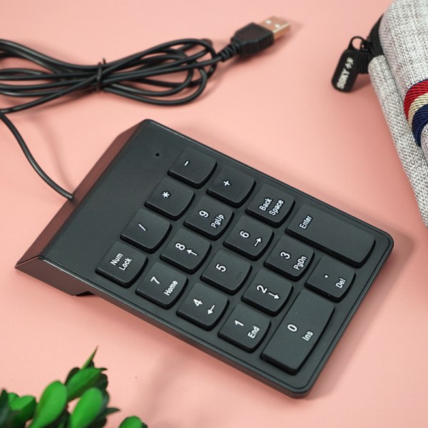 USB numerisk tastatur - Numeriske tastaturer Mini bærbar numerisk tastatur