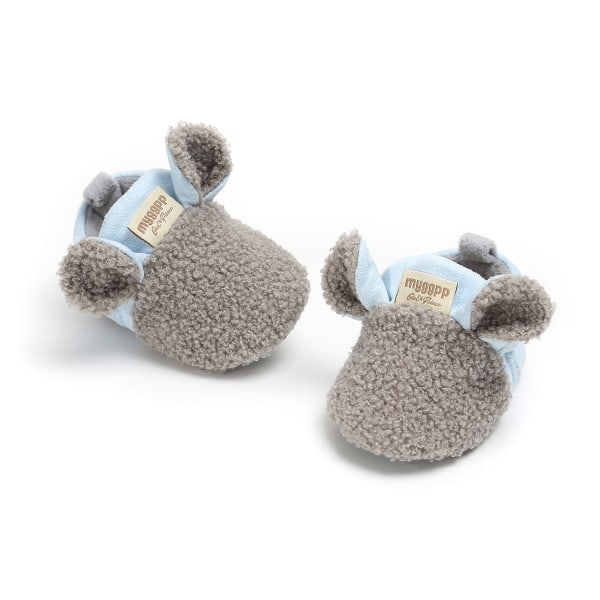 Koselige fleece tøfler for babygutter og jenter